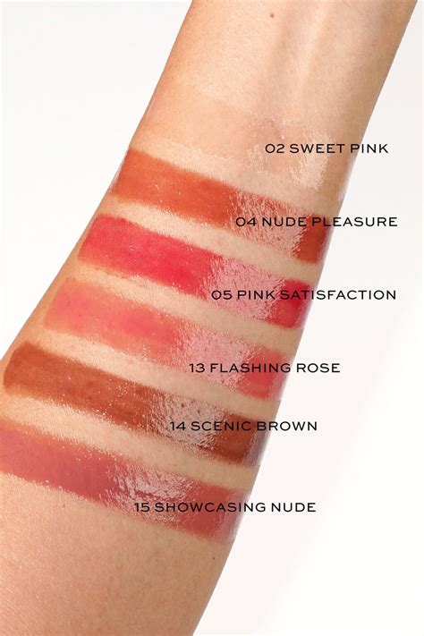 ysl lip gloss tint in oil|YSL lip gloss chart.